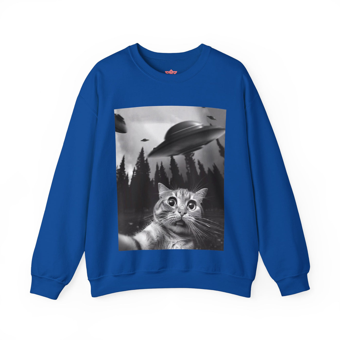 Cat Selfie Crewneck Sweatshirt