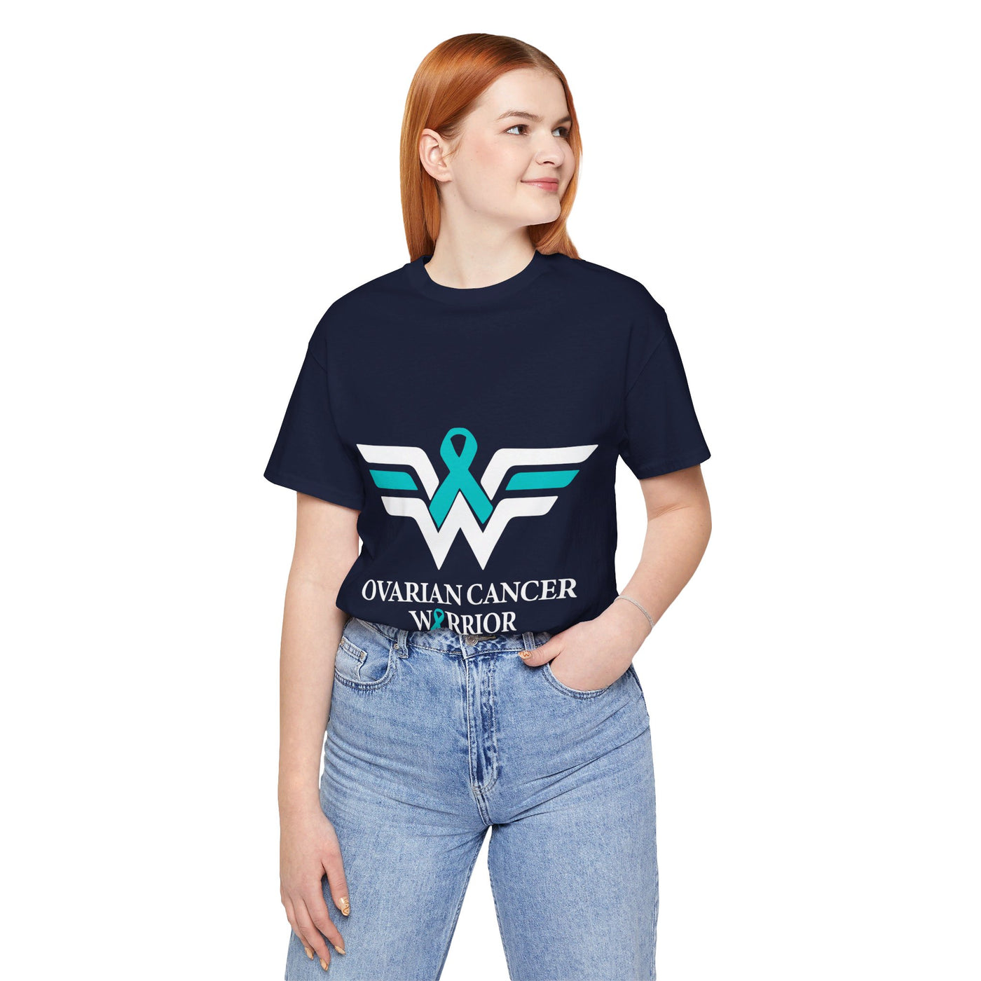 Ovarian Cancer Warrior Short Sleeve Tee