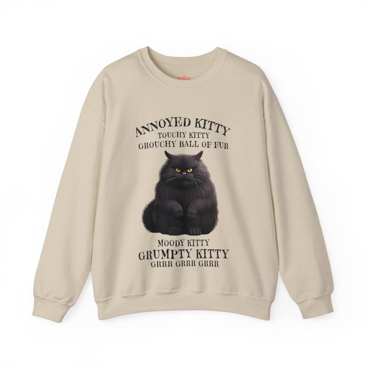 Annoyed Kitty Crewneck Sweatshirt