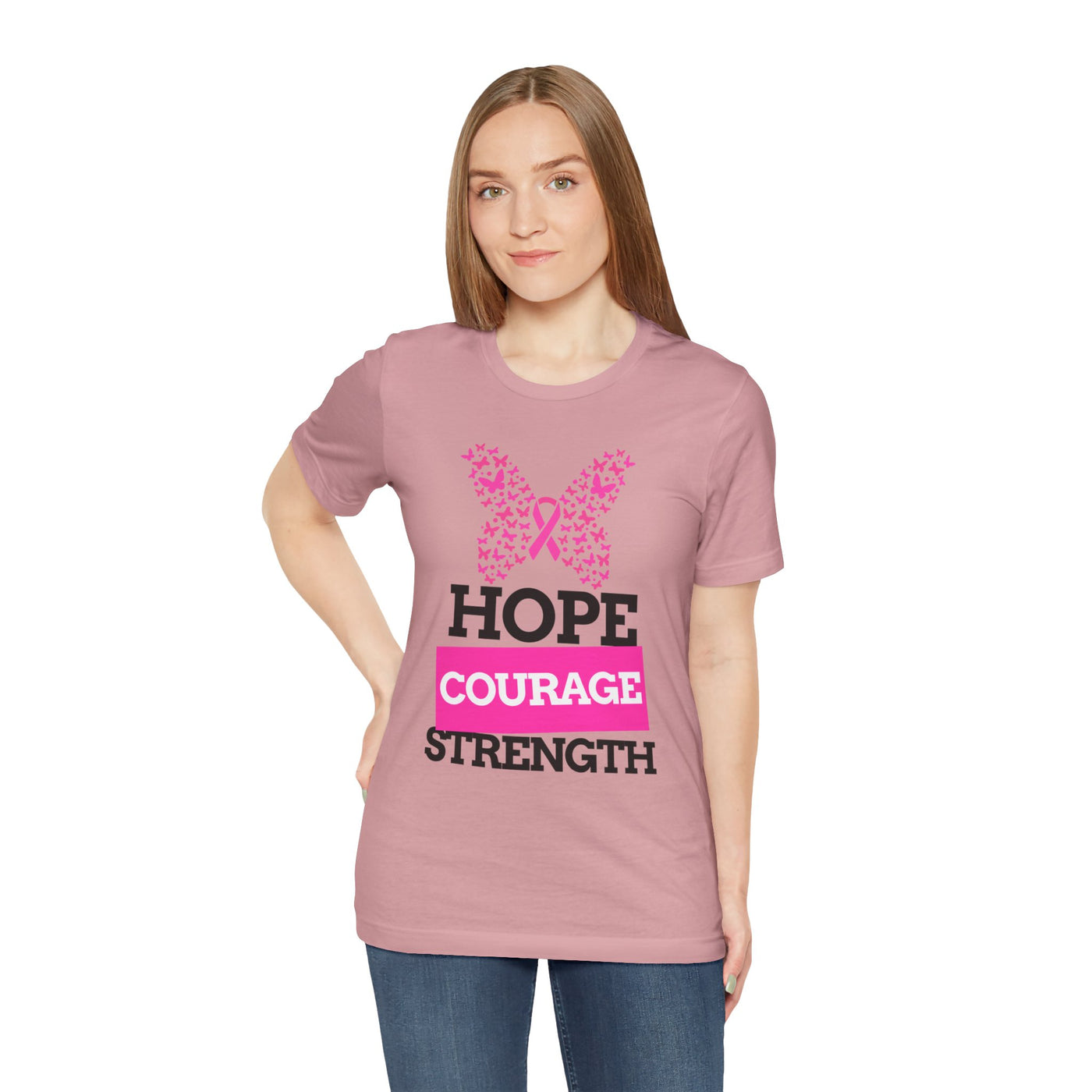 Hope.Courage.Stength Short Sleeve Tee