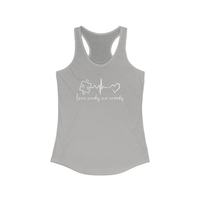 Love needs Racerback Tank