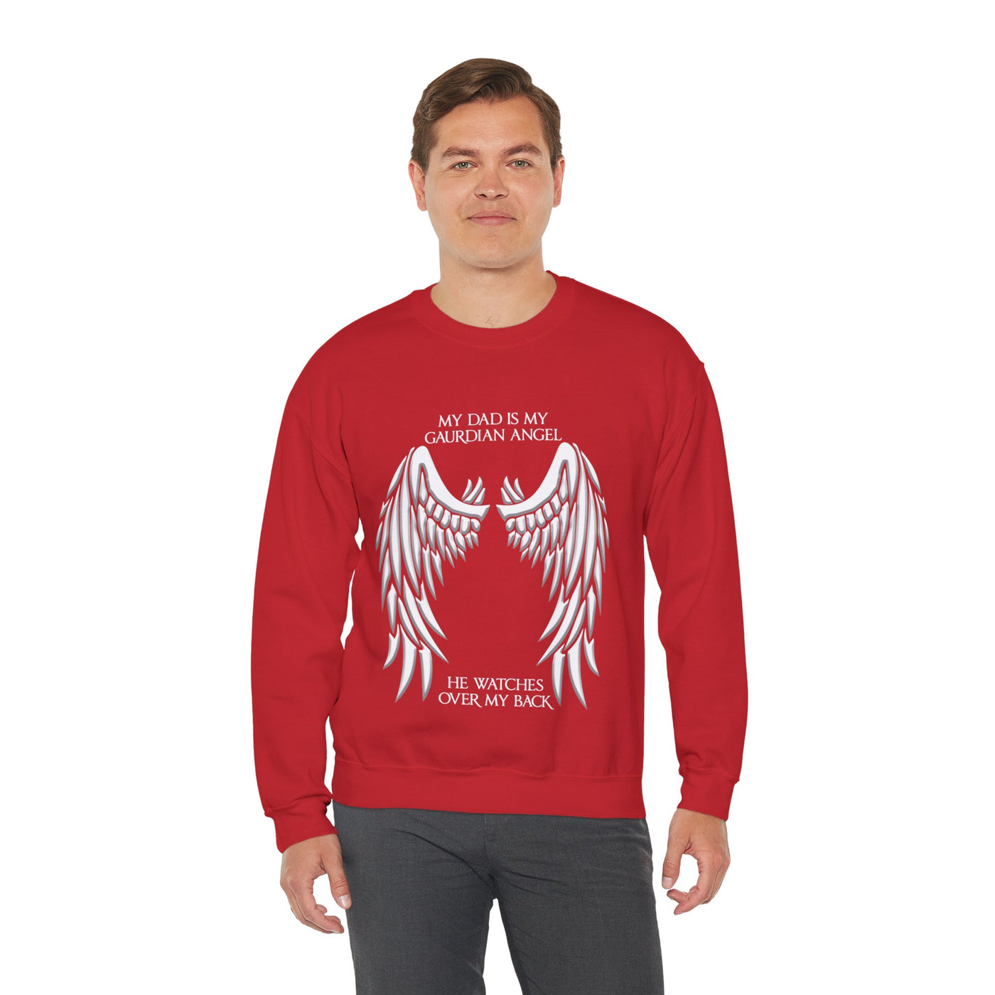 My dad is my guardian Crewneck Sweatshirt