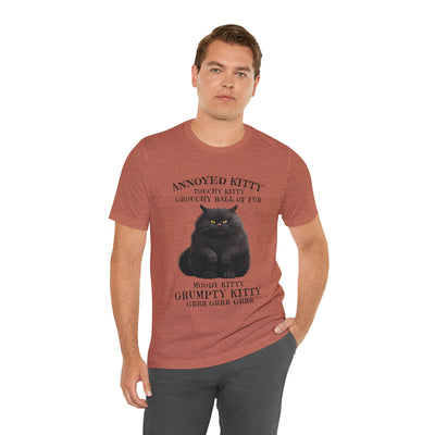 Annoyed Kitty Short Sleeve Tee