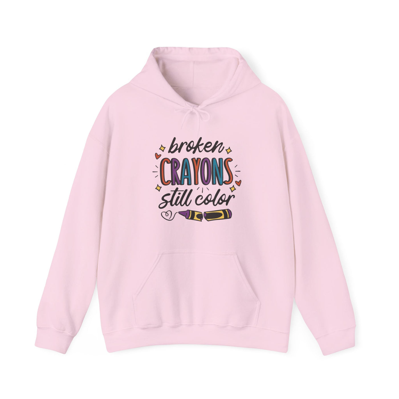 Broken Crayons Hooded Sweatshirt