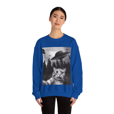 Cat Selfie Crewneck Sweatshirt