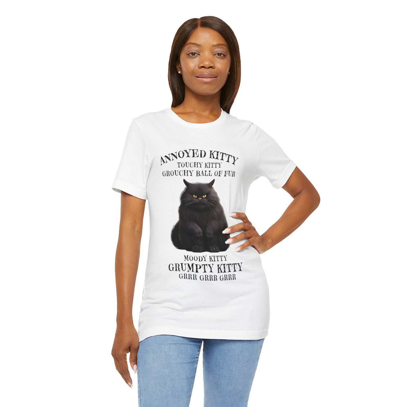 Annoyed Kitty Short Sleeve Tee