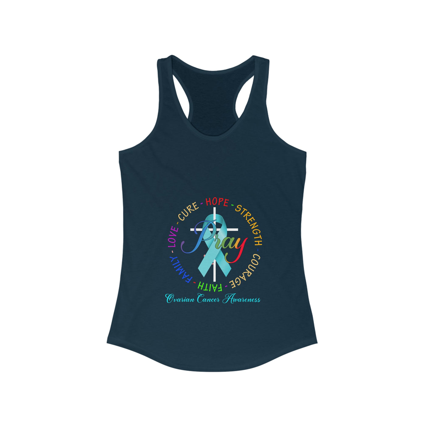 Ovarian Cancer Awareness Racerback Tank