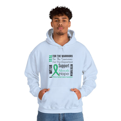 Ovarian Cancer Awarness Hooded Sweatshirt