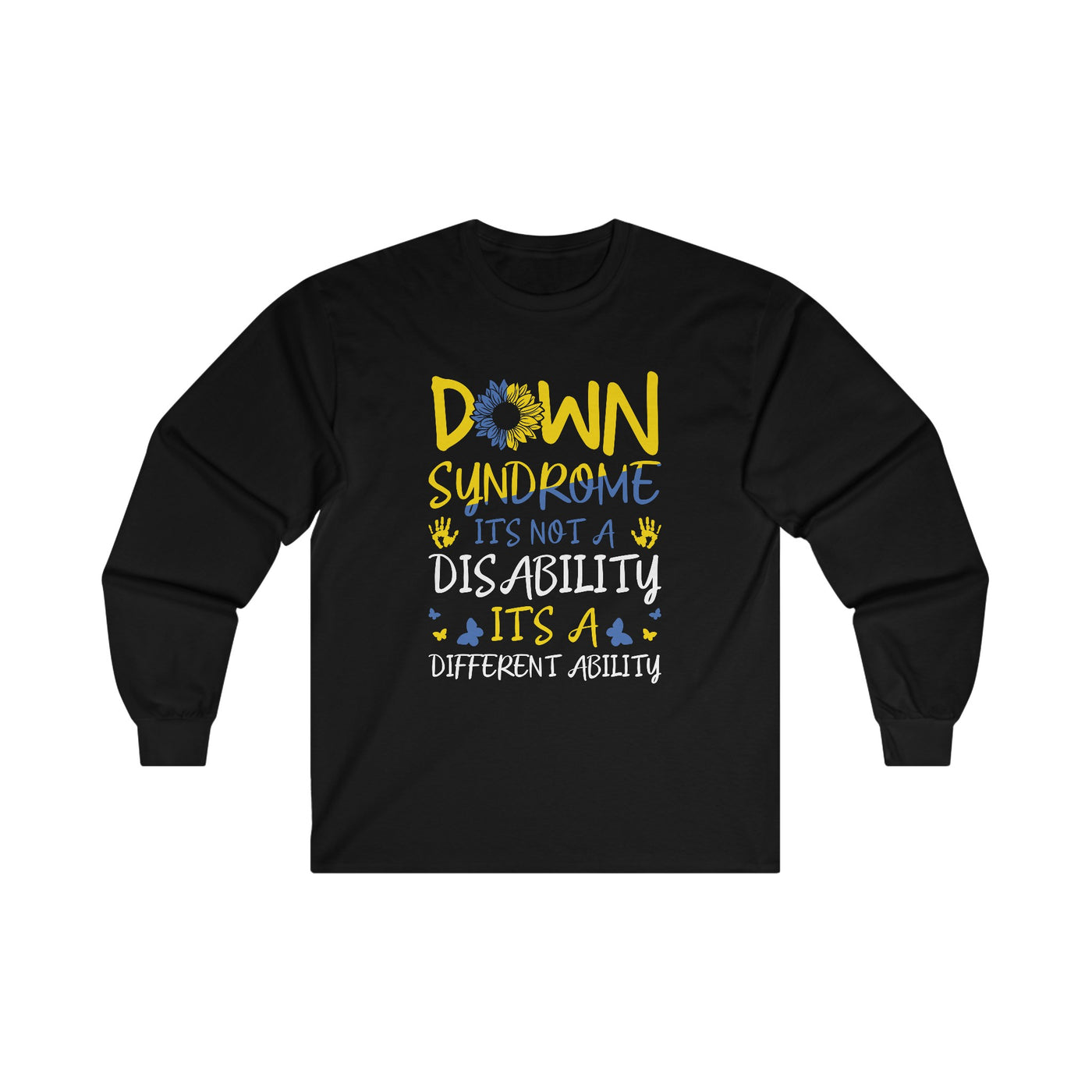 DOWN SUNDROME Long Sleeve Tee