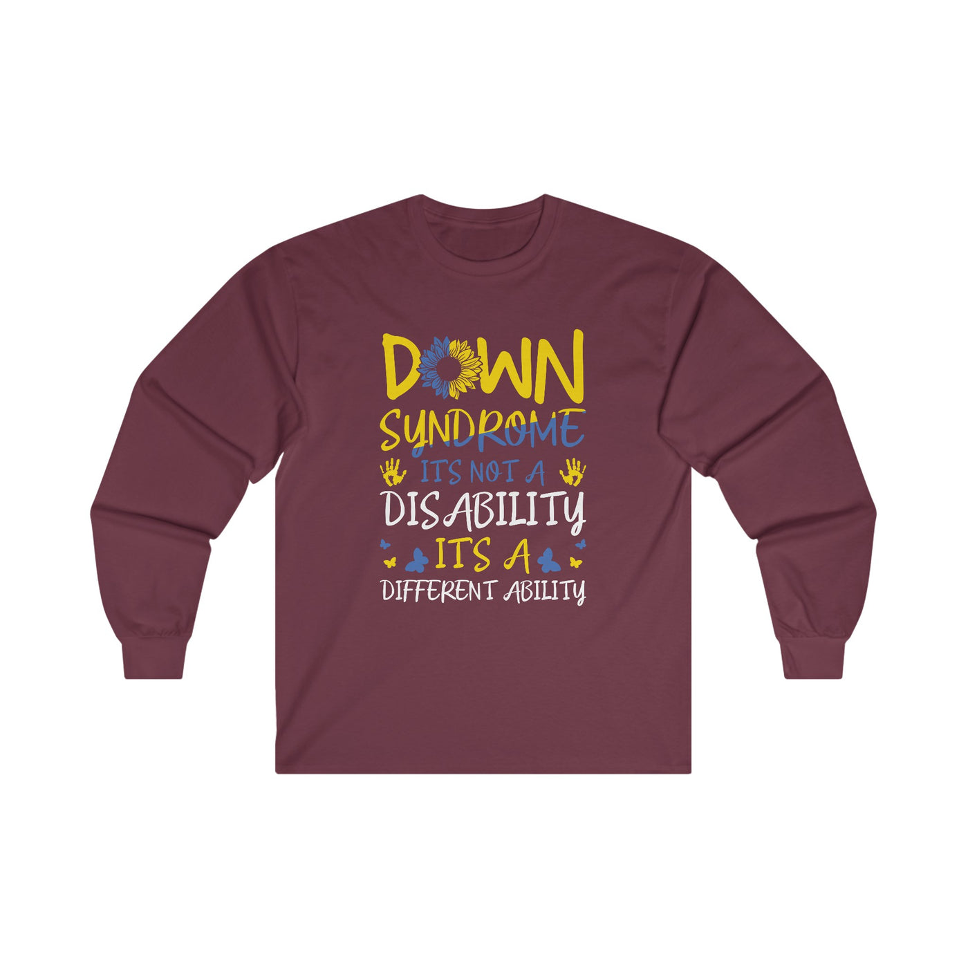 DOWN SUNDROME Long Sleeve Tee