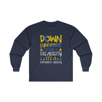 DOWN SUNDROME Long Sleeve Tee