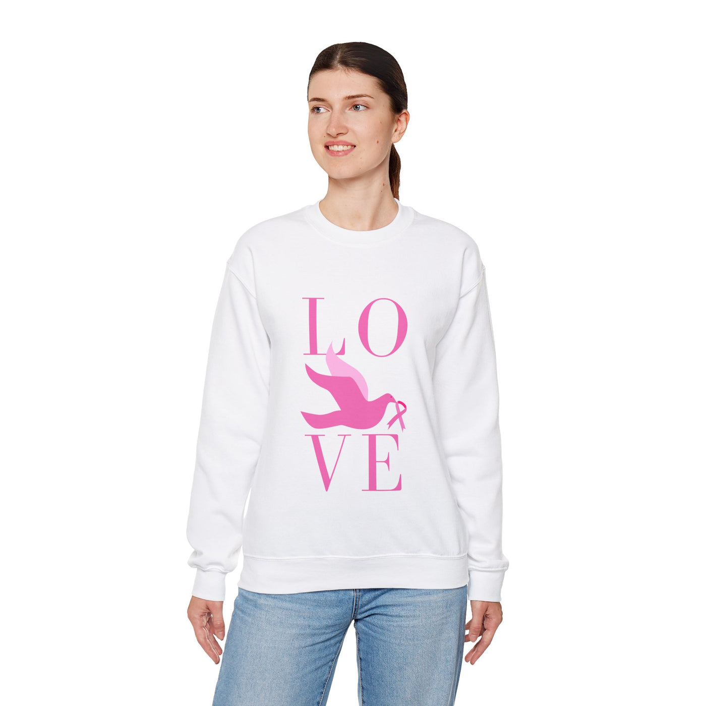 Pink Dove Crewneck Sweatshirt