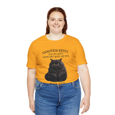 Annoyed Kitty Short Sleeve Tee