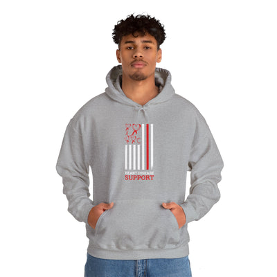 Heart Disease Support Hooded Sweatshirt