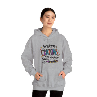 Broken Crayons Hooded Sweatshirt