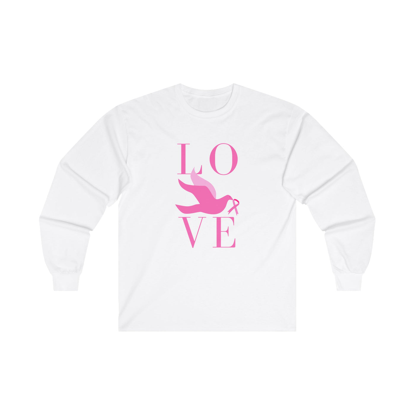 Pink Dove Long Sleeve Tee