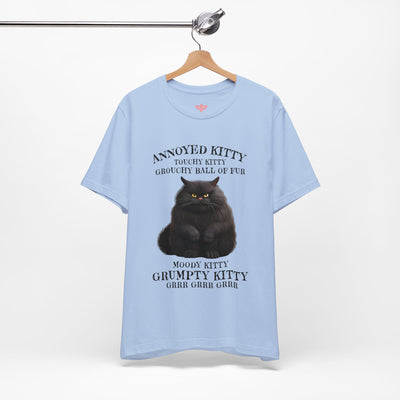 Annoyed Kitty Short Sleeve Tee