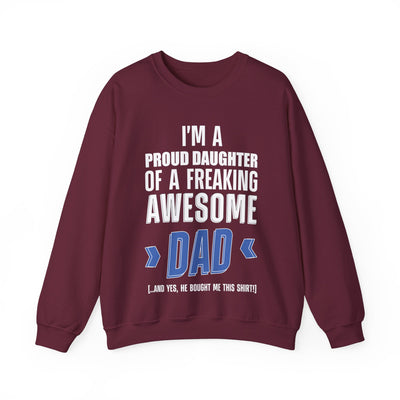 I'm proud daughter Crewneck Sweatshirt