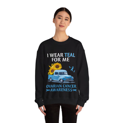 I Wear Teal For Me Crewneck Sweatshirt