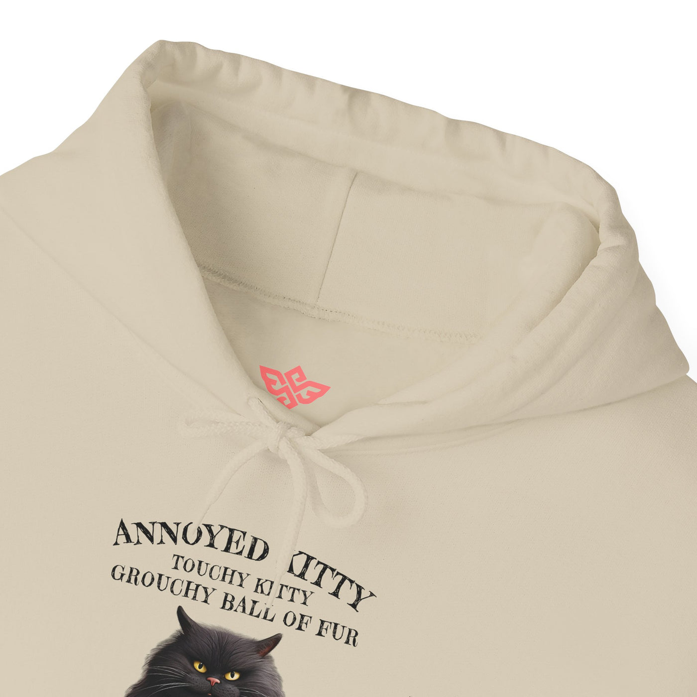 Annoyed Kitty Hooded Sweatshirt