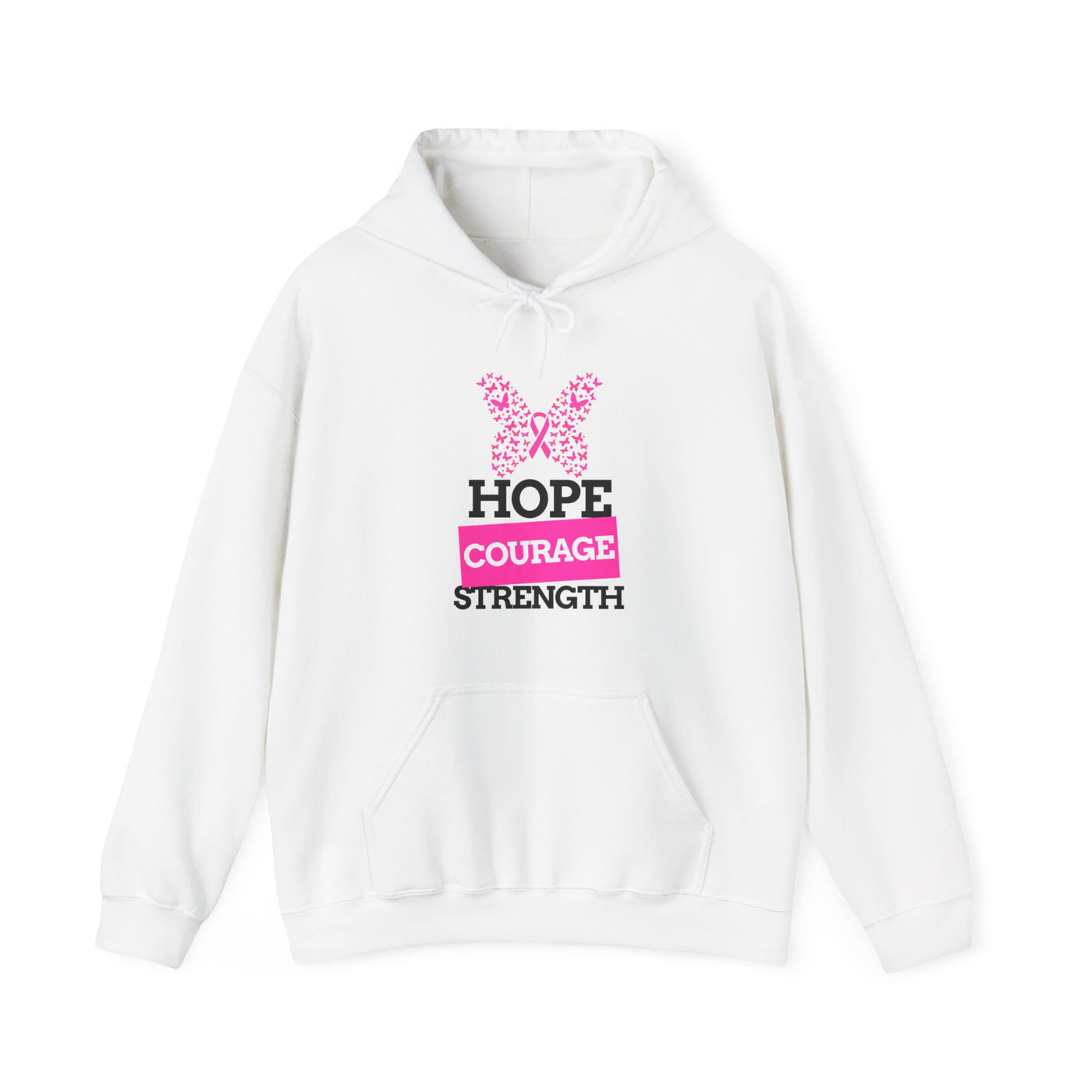 Hope.Courage.Strength Hooded Sweatshirt