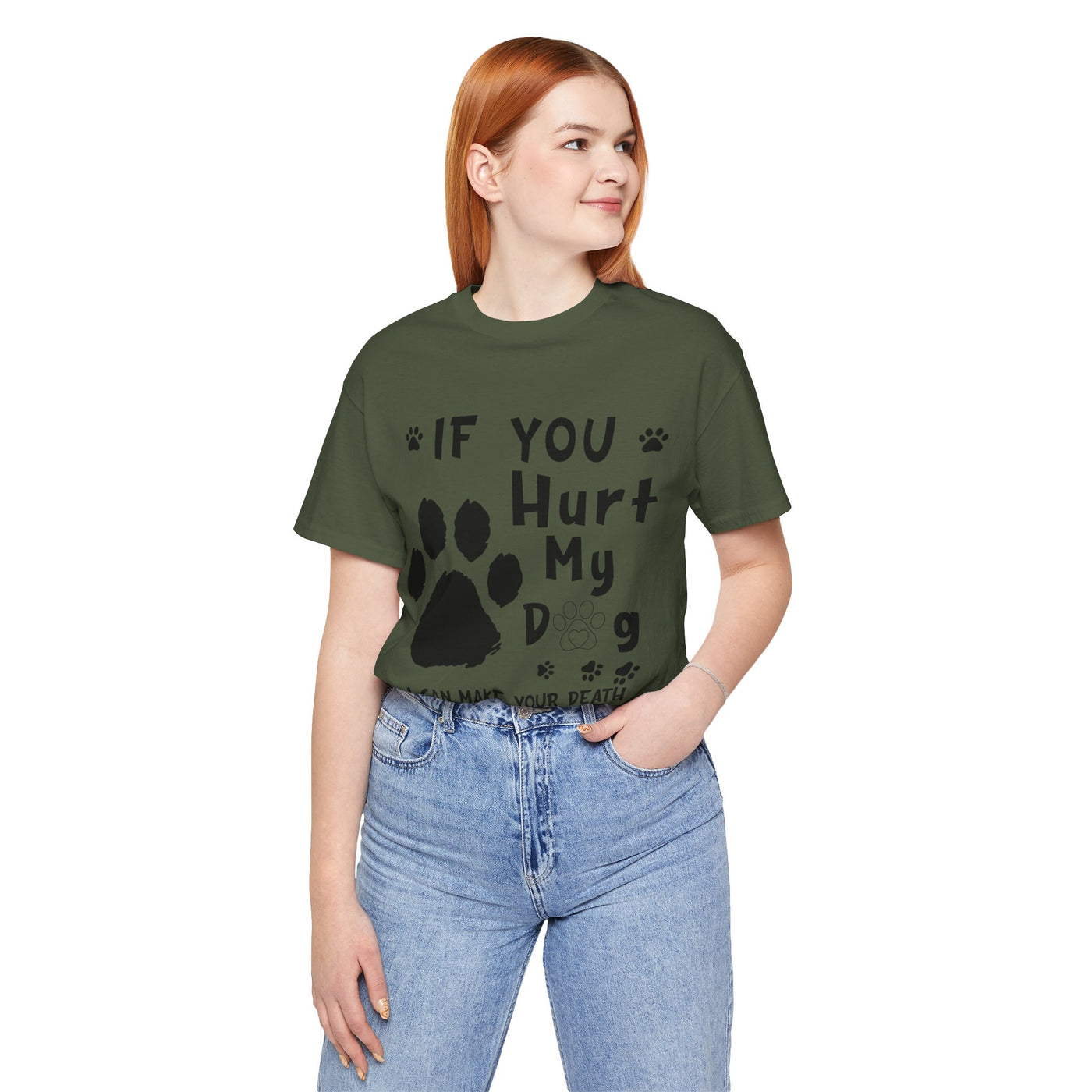 If You Hurt My Dog Short Sleeve Tee