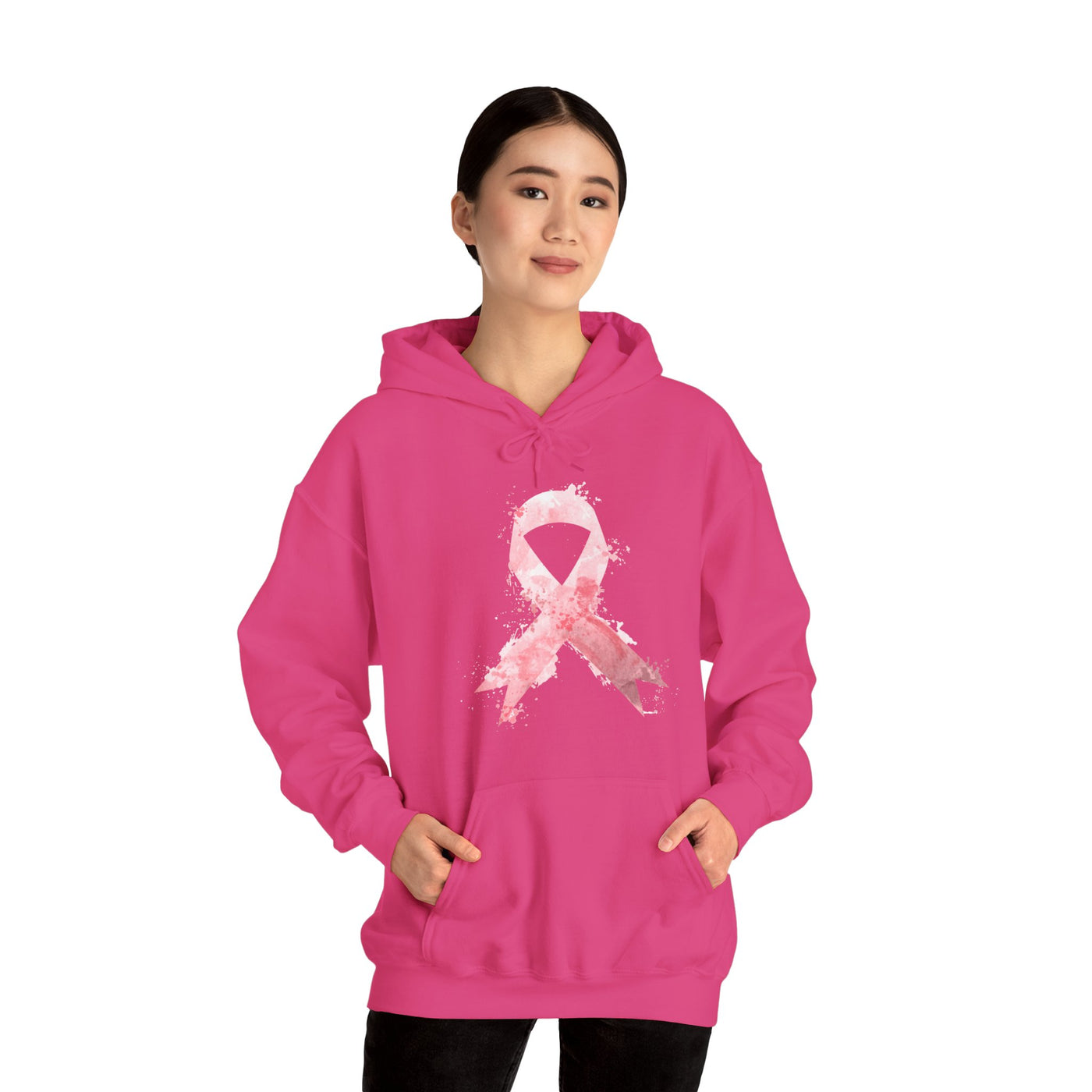 Hope Ribbon Hooded Sweatshirt