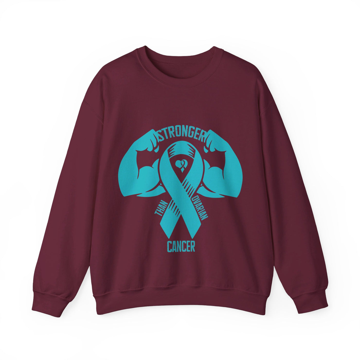 Stronger Than Ovarian Cancer Crewneck Sweatshirt