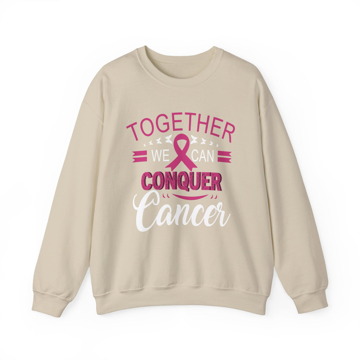 We Can Conquer Short Crewneck Sweatshirt