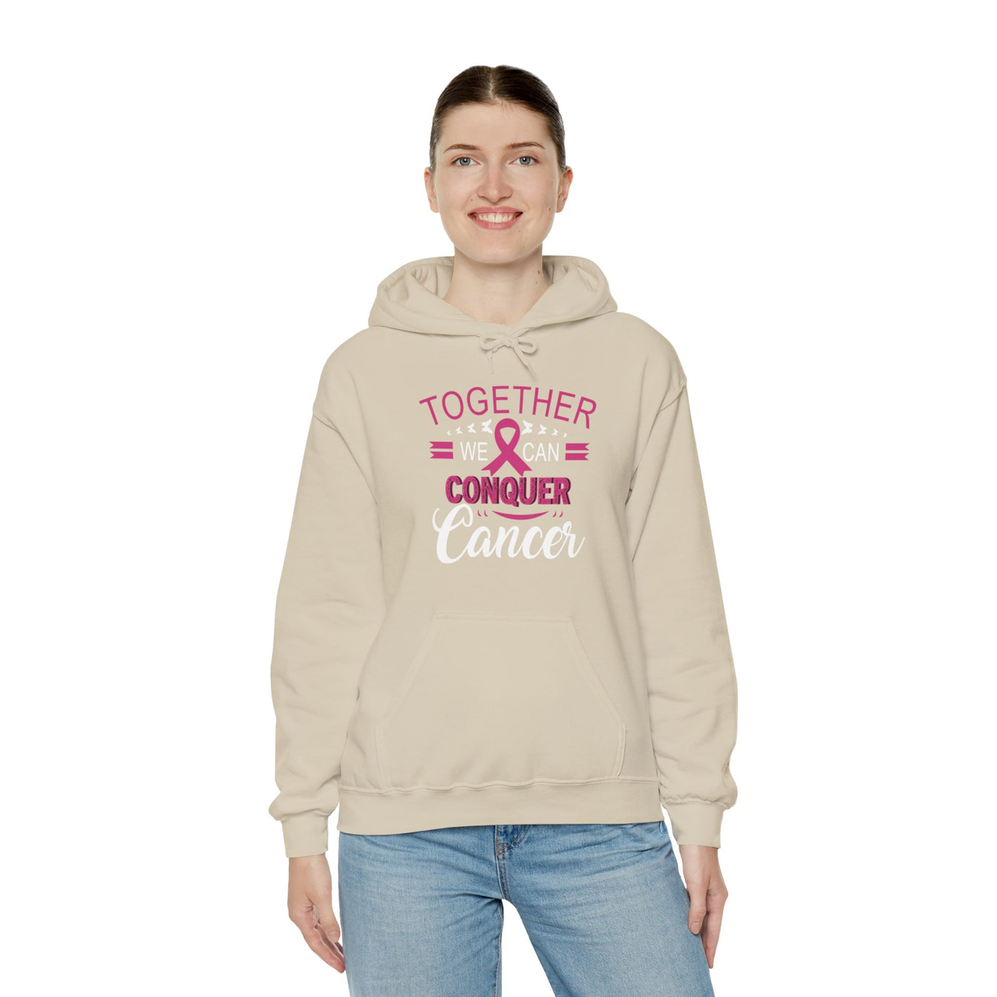 We Can Conquer Short Hooded Sweatshirt