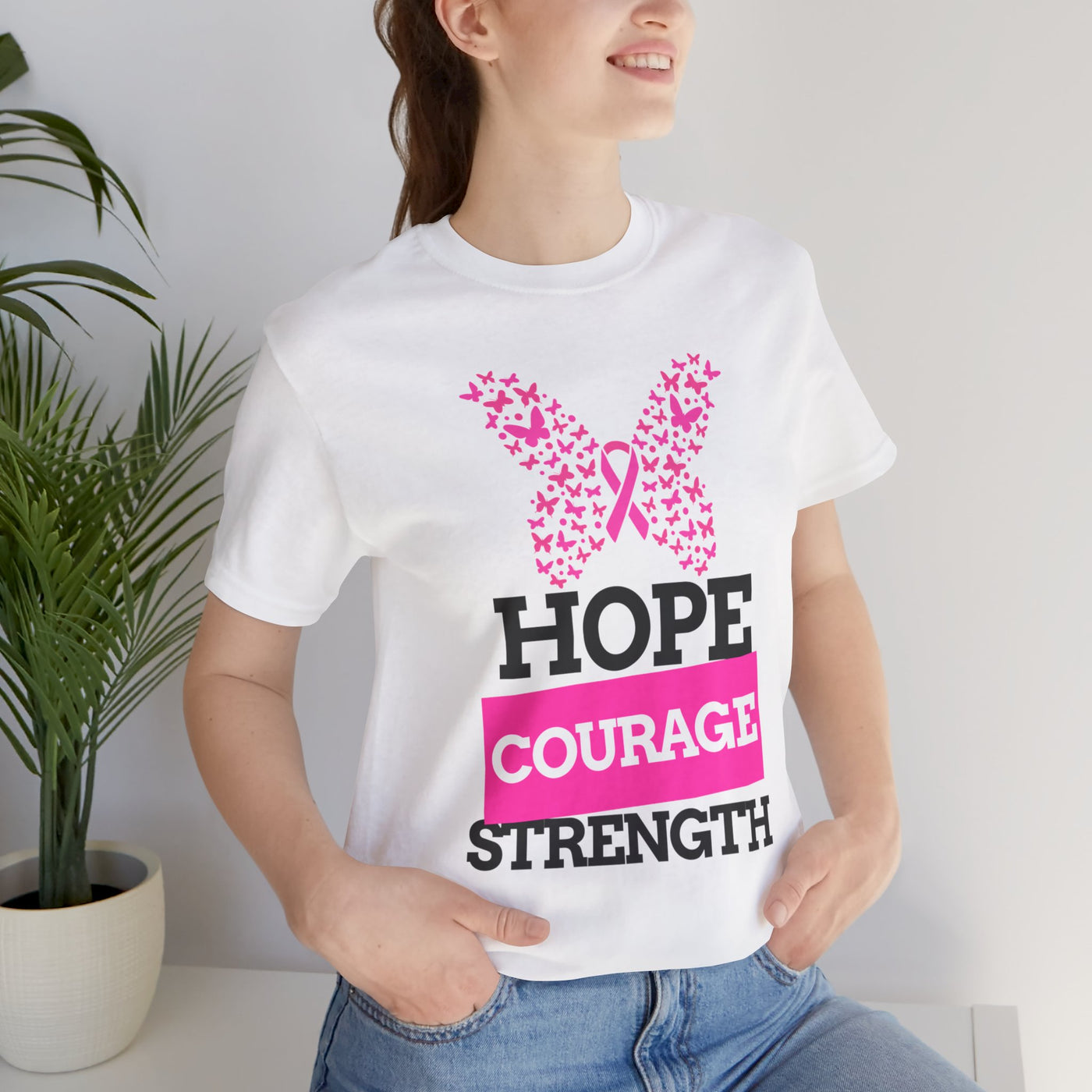 Hope.Courage.Stength Short Sleeve Tee