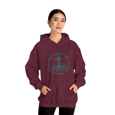 My God Is Stronger Hooded Sweatshirt