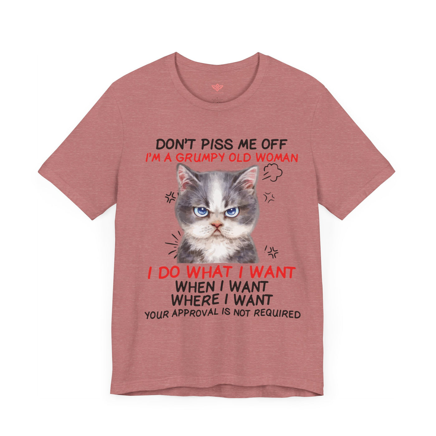 Angry Cat Short Sleeve Tee