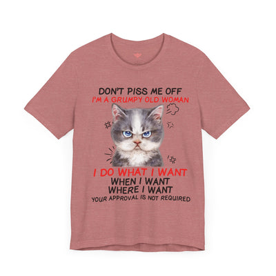 Angry Cat Short Sleeve Tee