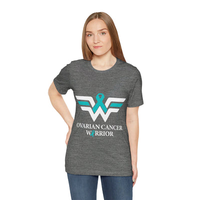 Ovarian Cancer Warrior Short Sleeve Tee