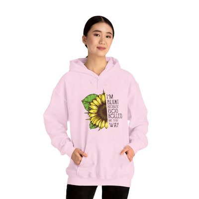 Blunt because god rolled Hooded Sweatshirt