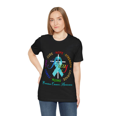 Ovarian Cancer Awareness Short Sleeve Tee