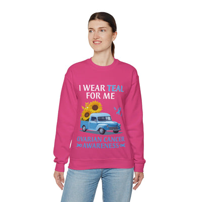 I Wear Teal For Me Crewneck Sweatshirt