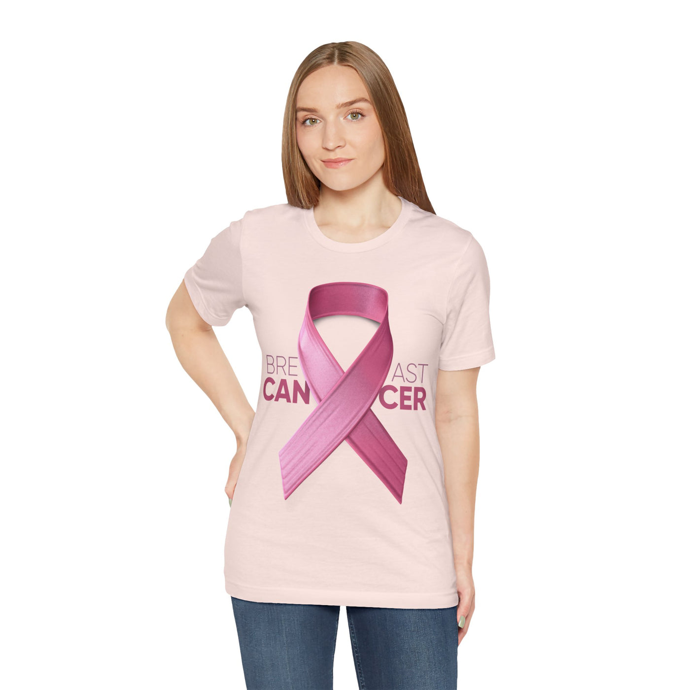 Pink Ribbon Short Sleeve Tee