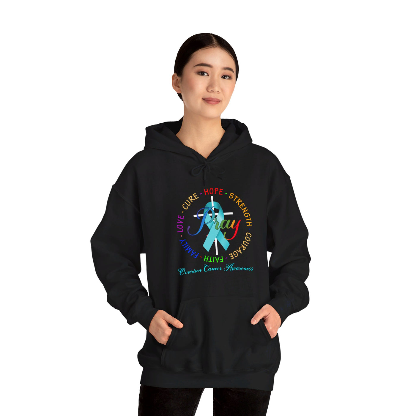 Ovarian Cancer Awareness Hooded Sweatshirt