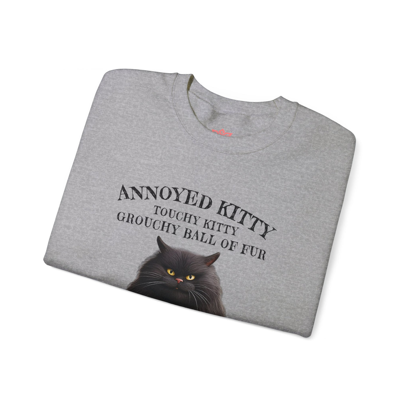 Annoyed Kitty Crewneck Sweatshirt