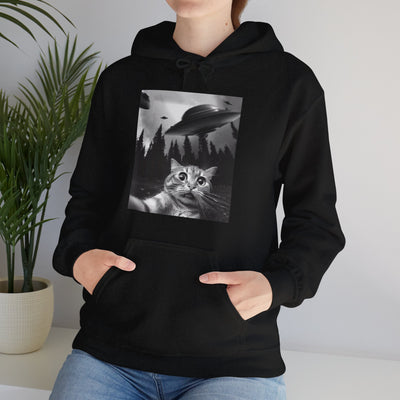 Cat Selfie Hooded Sweatshirt