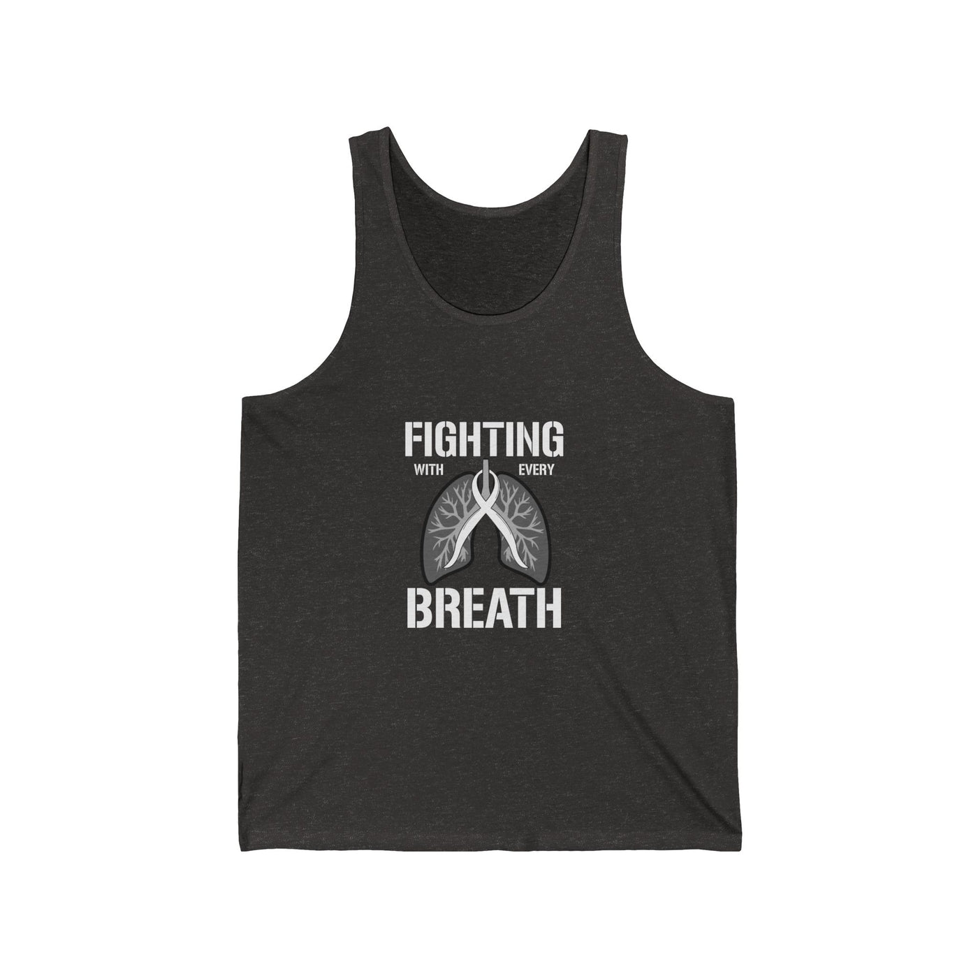 Fighting  With Every Breath Jersey Tank