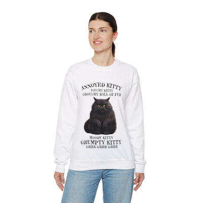 Annoyed Kitty Crewneck Sweatshirt