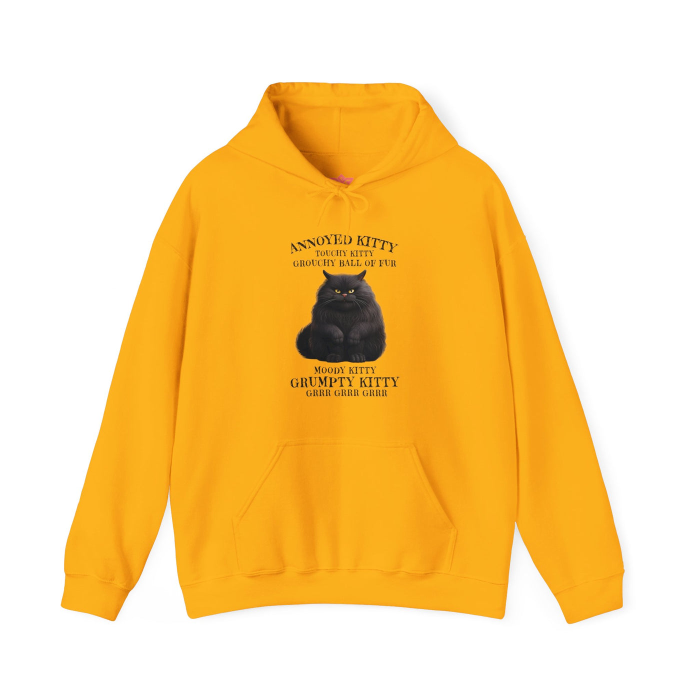 Annoyed Kitty Hooded Sweatshirt