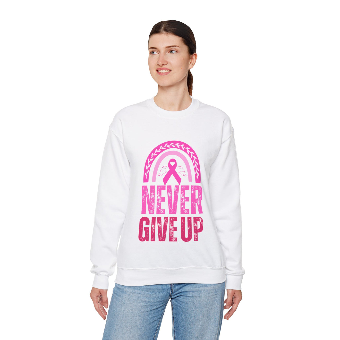 Never Give Up Crewneck Sweatshirt