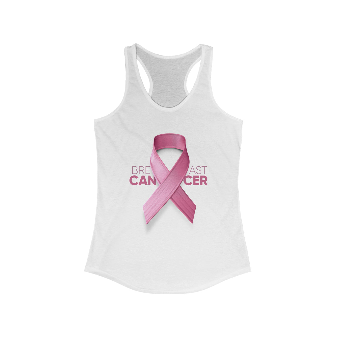 Pink Ribbon Racerback Tank