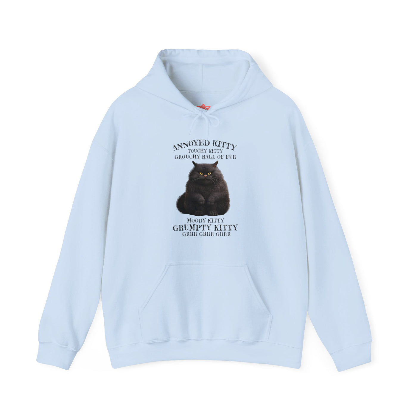 Annoyed Kitty Hooded Sweatshirt