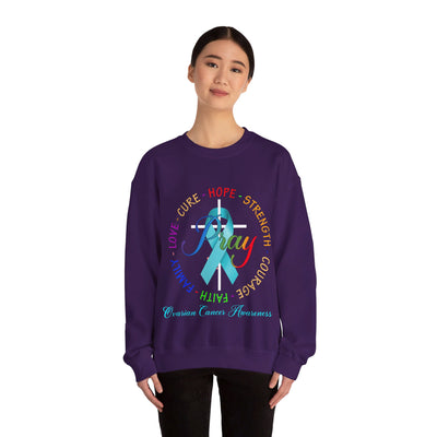 Ovarian Cancer Awareness Crewneck Sweatshirt