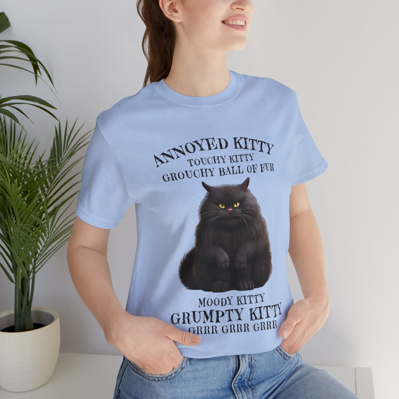 Annoyed Kitty Short Sleeve Tee